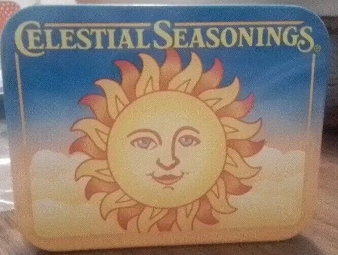 Celestial Seasonings Mini Tea Tin Smiling Sun