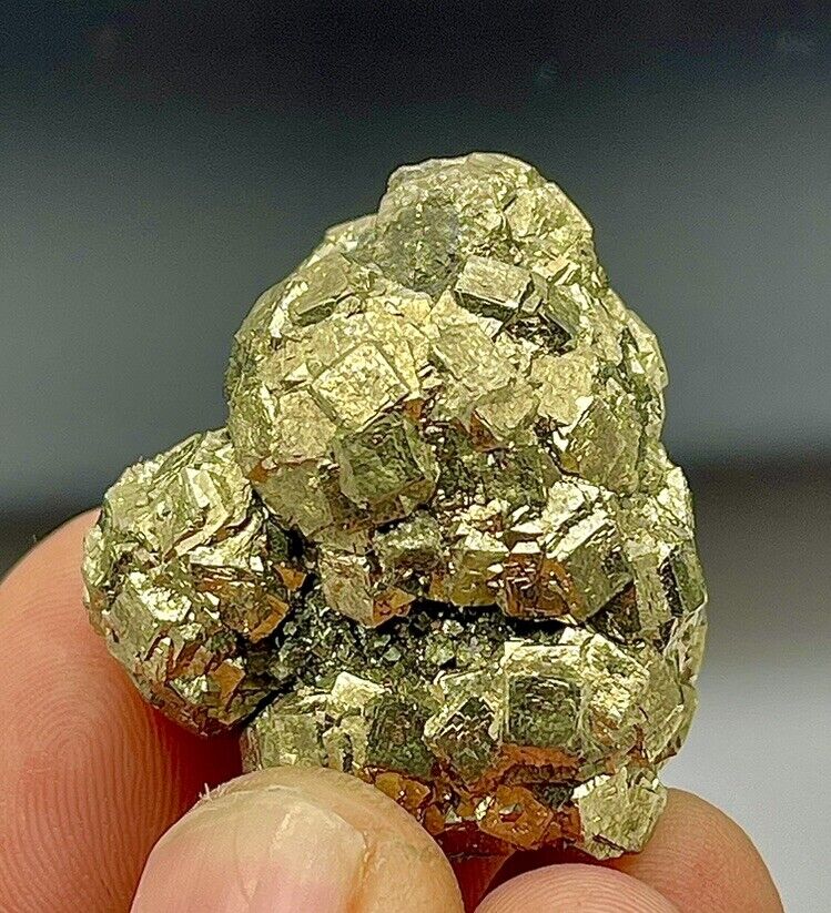 275 CTS Natural Golden Pyrite Cluster Specimen , Minerals , Crystals , Gemstones