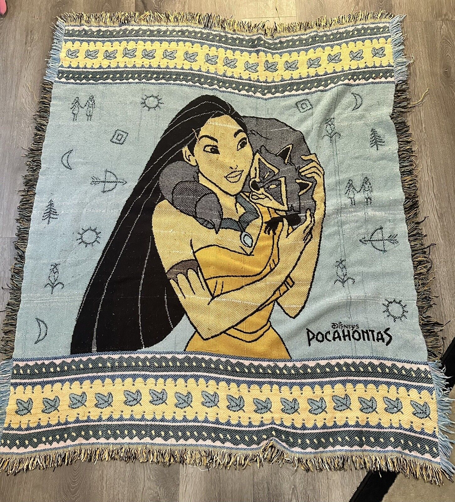 Vintage Pocahontas Blanket 