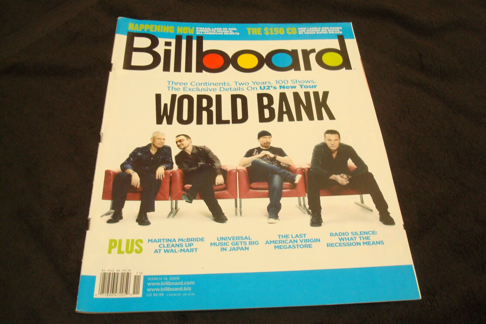 U2 2009 Billboard mag - 360° World Tour, \