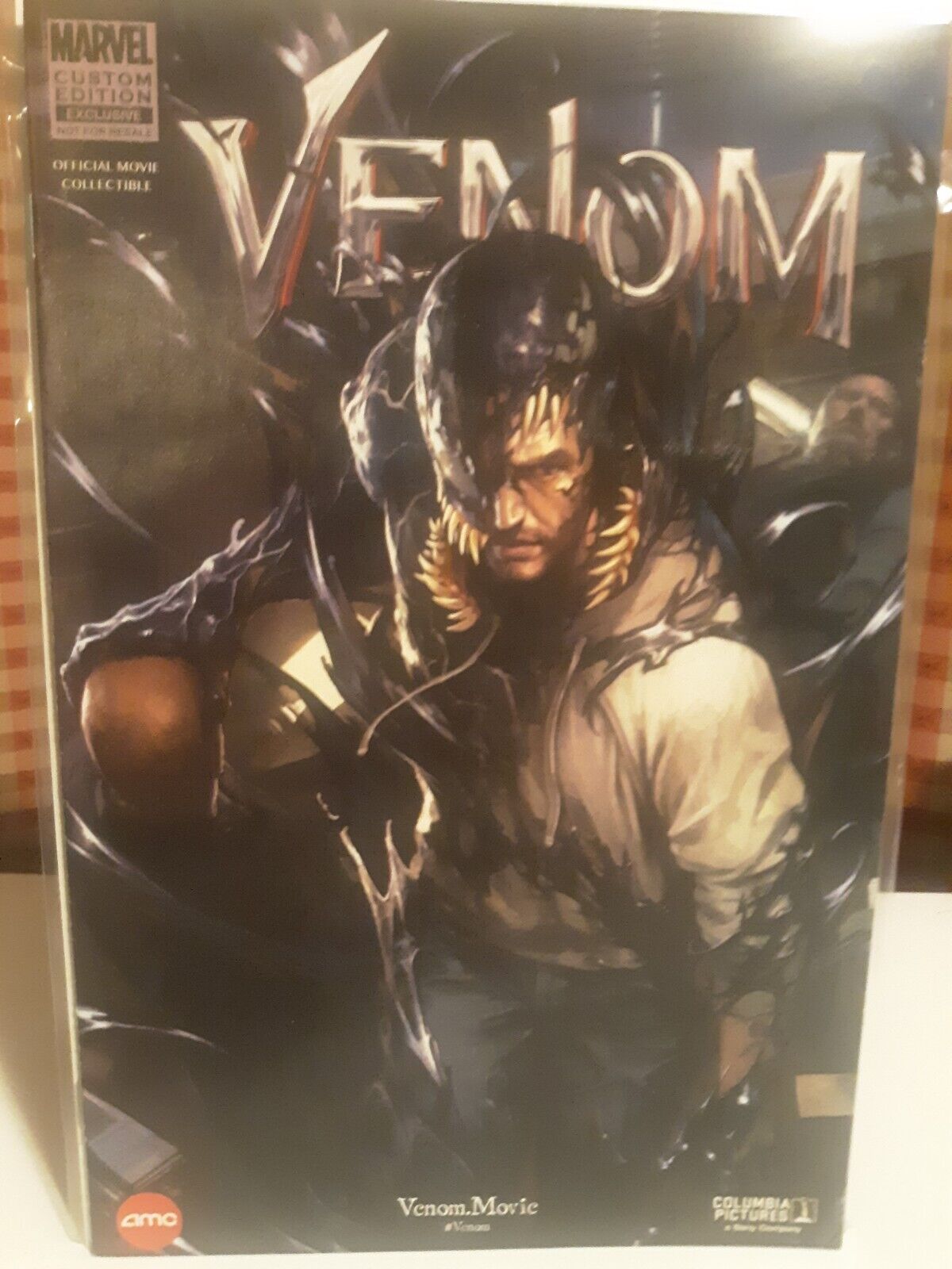 Venom #1 exclusive Marvel Custom Edition AMC Exclusive Prequel Movie Comic