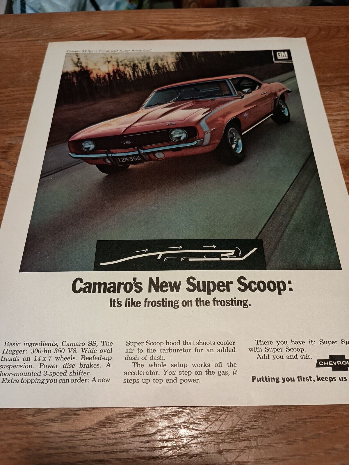 1971 Chevrolet Camaros New Super Scoop Magazine Ad