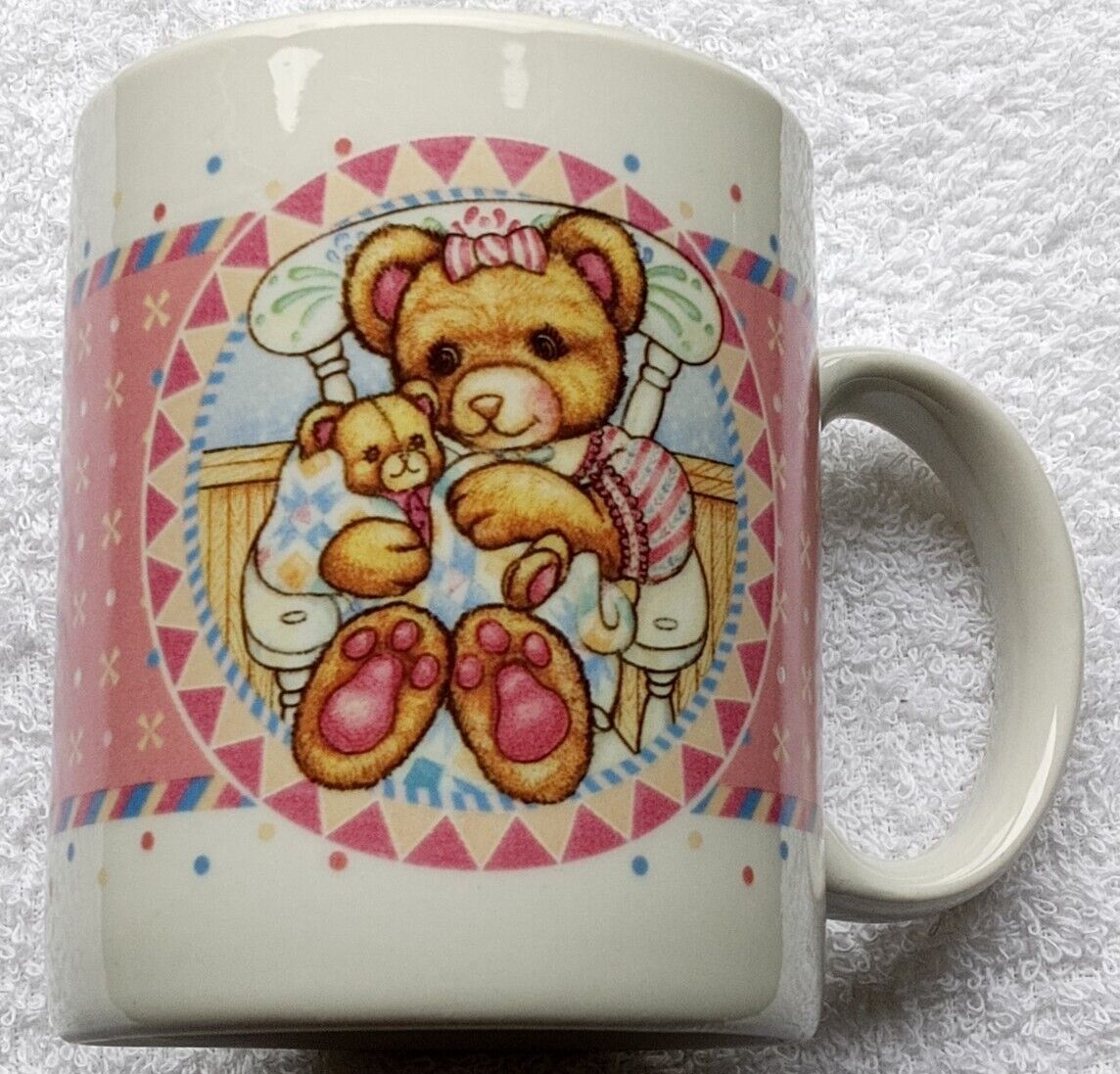 Vintage Teddy Bear Coffee Mug 