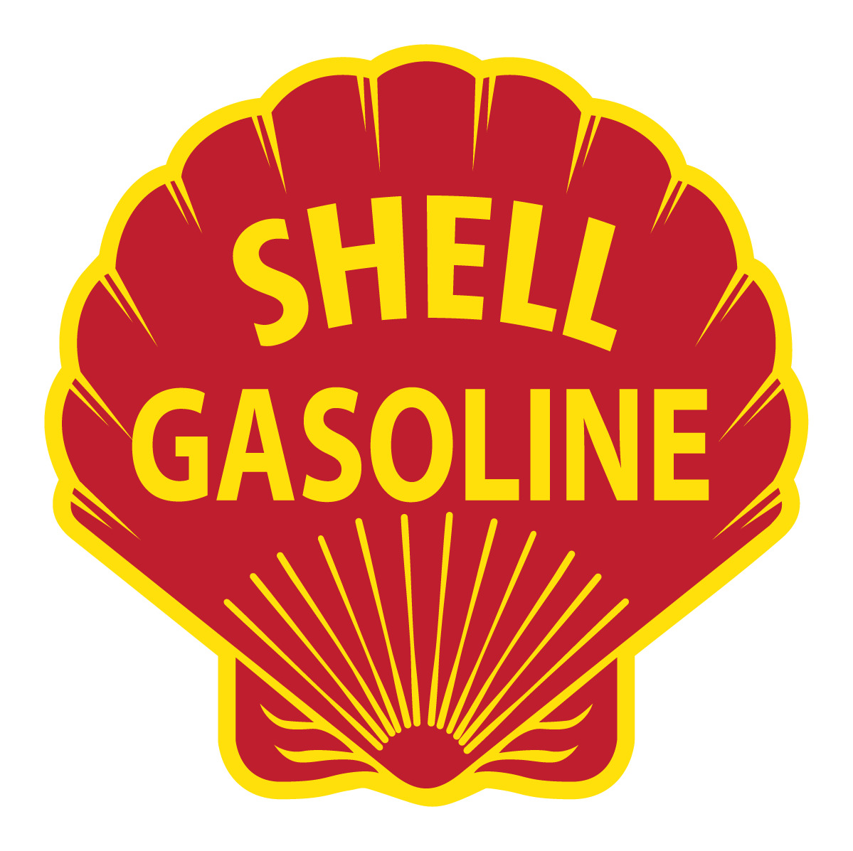 Shell Gasoline Vintage V@ OIL sticker Vinyl Decal |10 Sizes TRACKING 