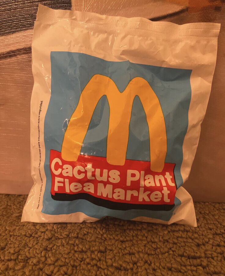2022 McDonalds Cactus Plant Flea Market Adult Happy Meal Toy GRIMACE SEALED
