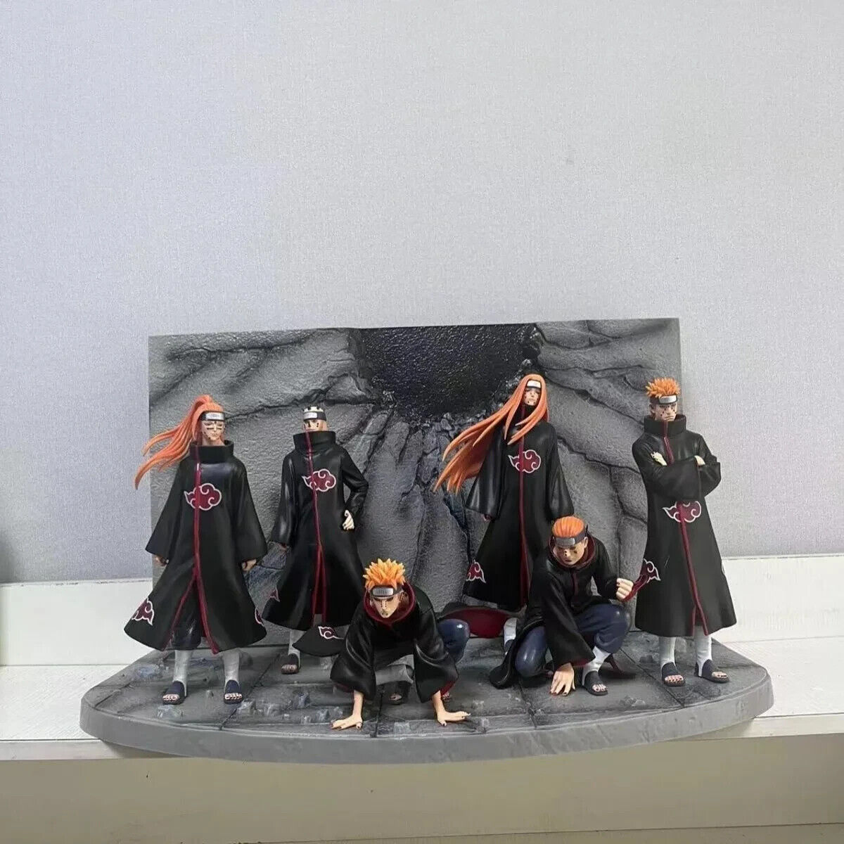 Naruto Pain Six Figure 14\'\' PVC Garage Kit Big Anime Figure Toy Gift Brand New