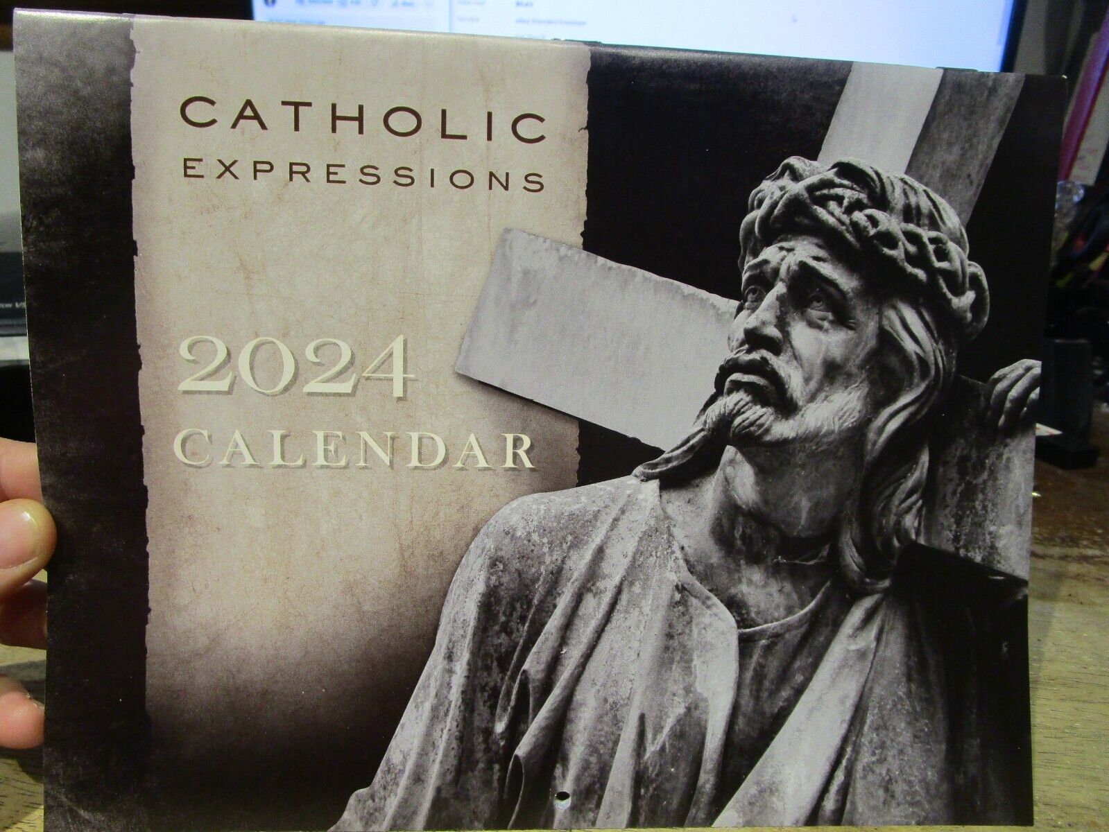 NEW 2024 Catholic Church Wall Calendar Religious Bible Verse Virgin Mary Jesus +