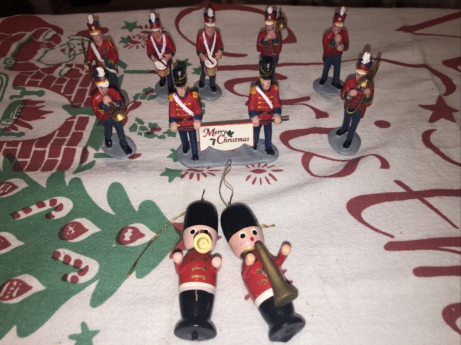 Vintage Soldier Lot Christmas 
