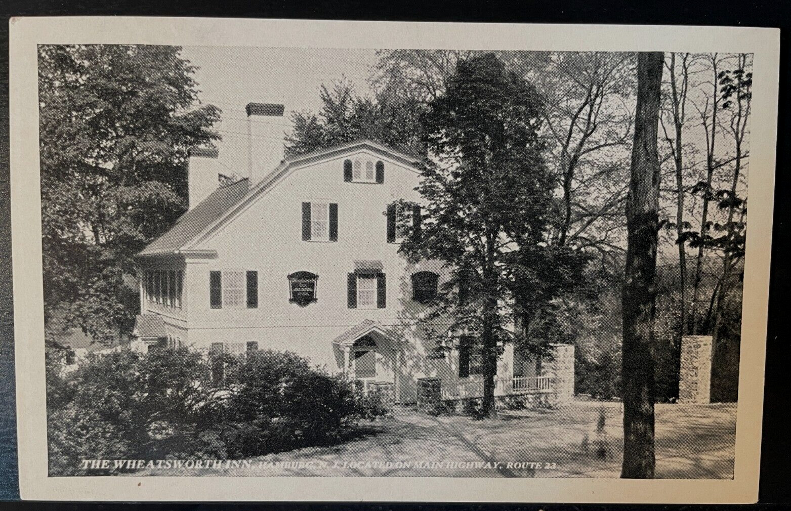 Vintage Postcard 1930\'s Governor Haines Inn, Wheatsworth Inn, Hamburg, NJ