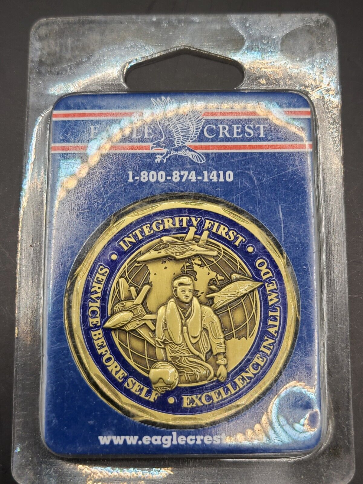 EAGLE CREST U.S. Air Force Slogan Coin 1.75