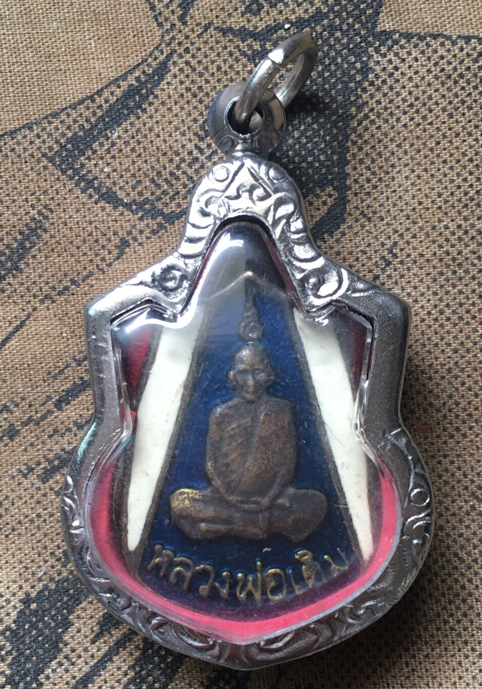 Phra Rain Longya L P Derm, Wat Nong Poh, Nakon Sawan ,Thai Buddha Amulet