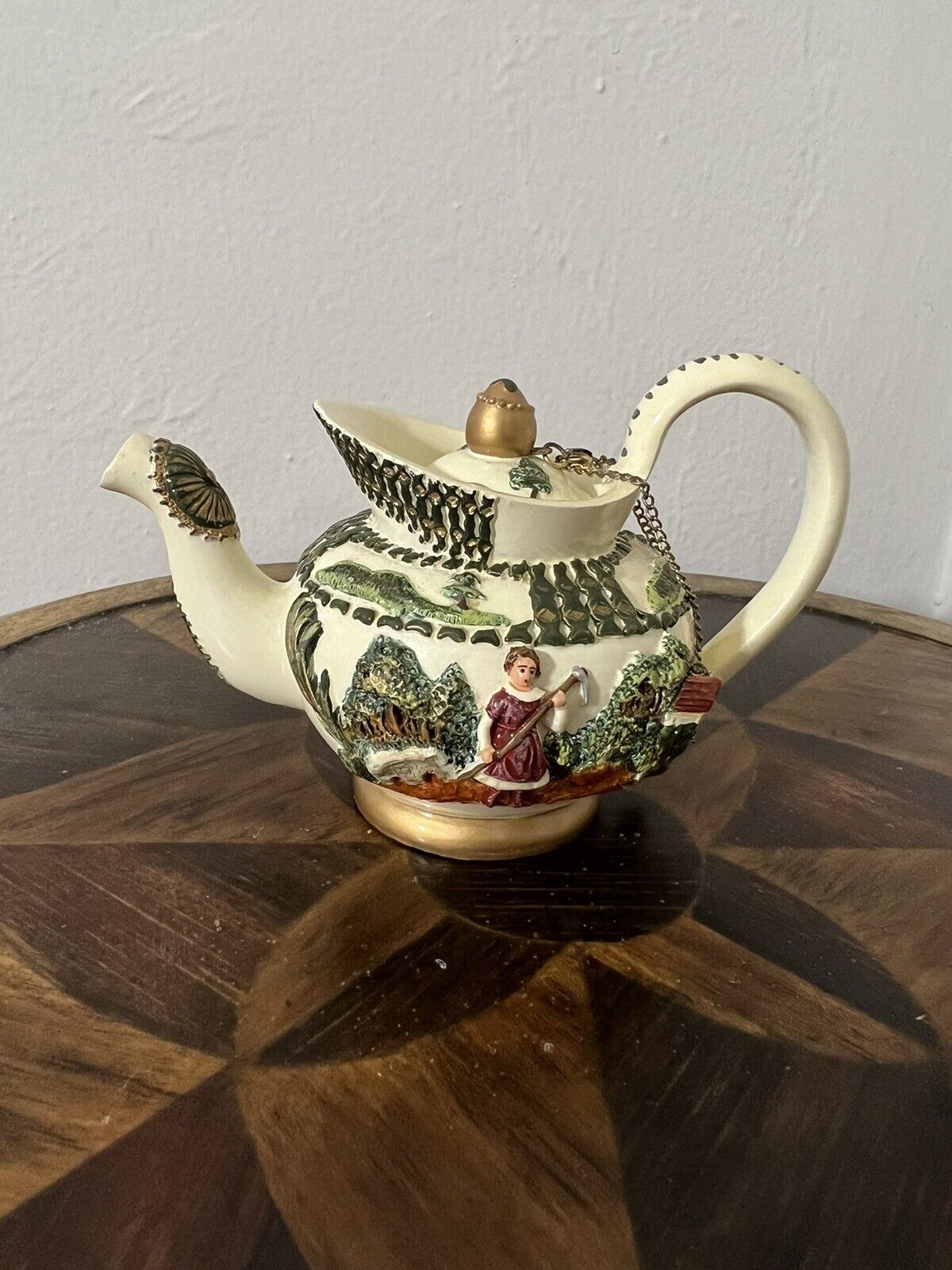 Vintage NINI Hand Painted Dawson Teapot