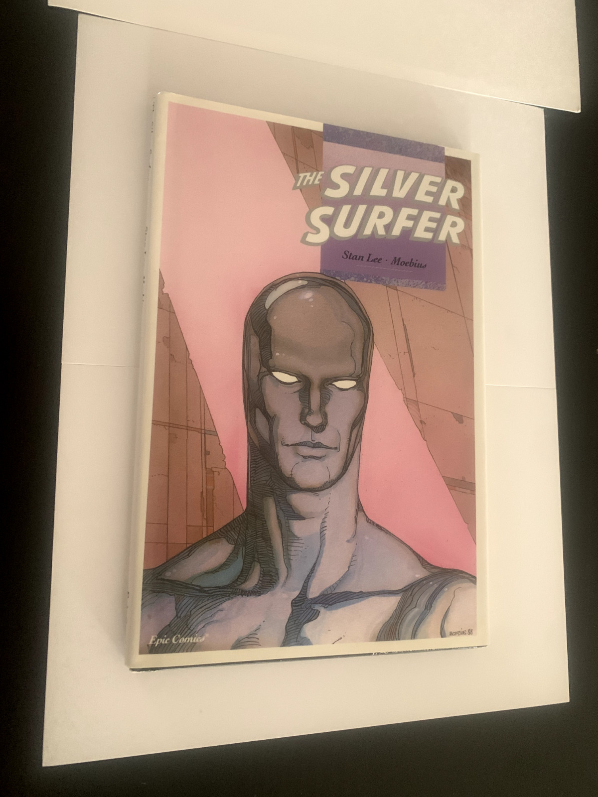 The Silver Surfer Parable Hardcover - Marvel Comics (1988) - Stan Lee - Moebius