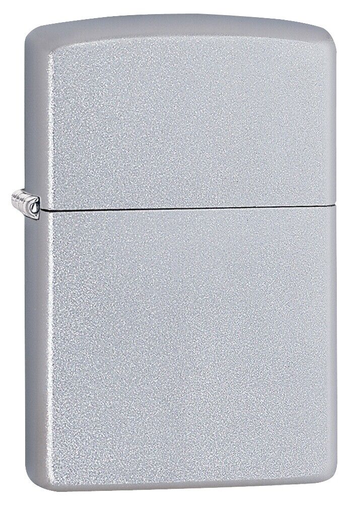 Zippo Classic Satin Chrome Windproof Pocket Lighter, 205