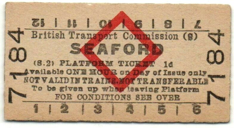 BTC(S) Platform Ticket Seaford 1d (S.2)