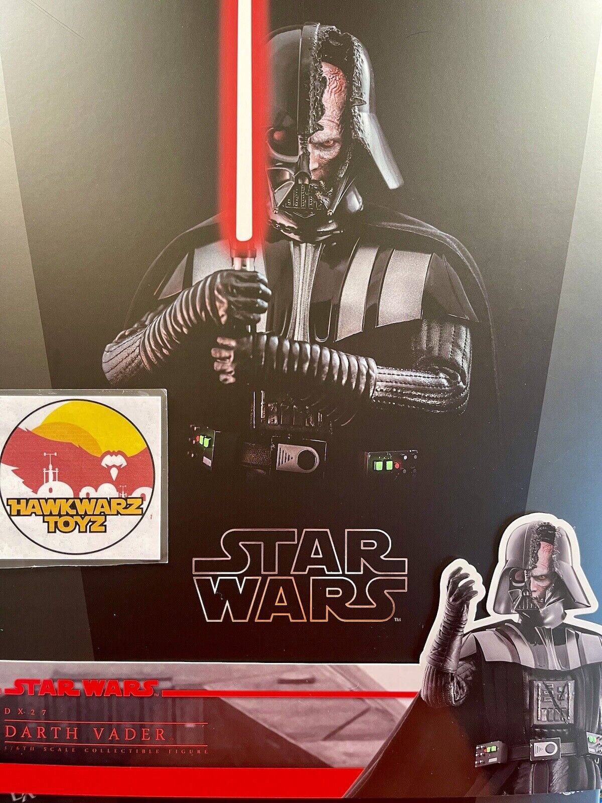 Hot Toys Star Wars Obi-Wan Kenobi Darth Vader CE DX27 1/6 Sideshow Anakin Disney