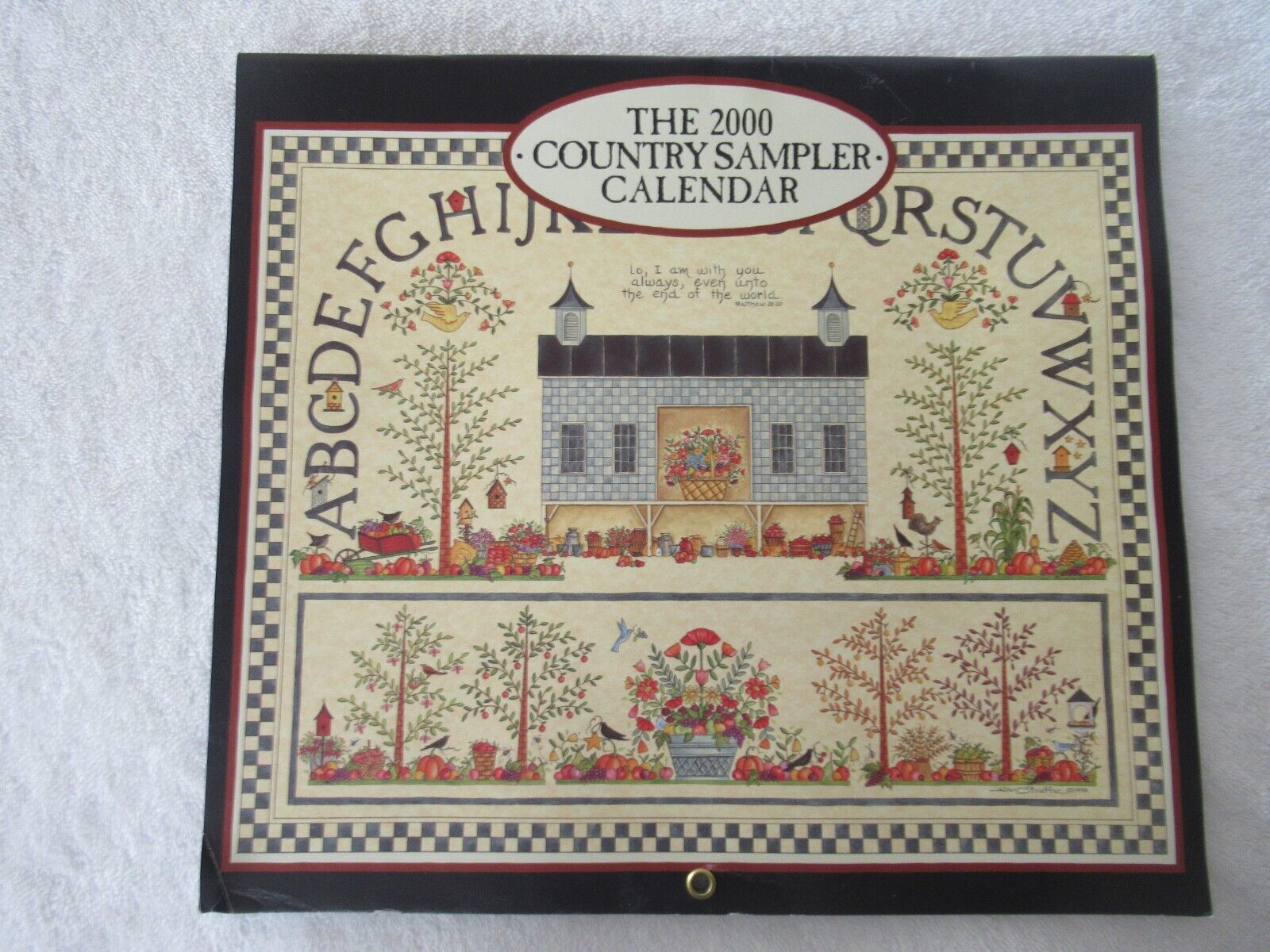 2000 LANG Country Sampler Calendar With Ellen Stouffer Artwork - Large