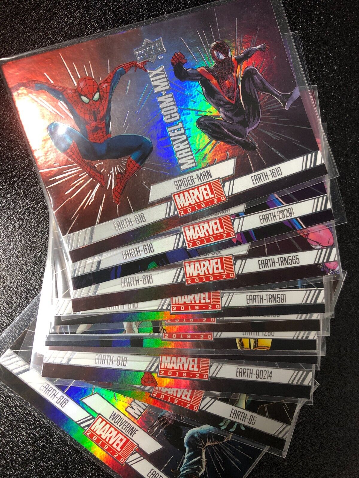 2019-20 UD Marvel Annual Com-mix 🔥 COMPLETE SET  w/ SPIDER-MAN GWEN MILES 🔥