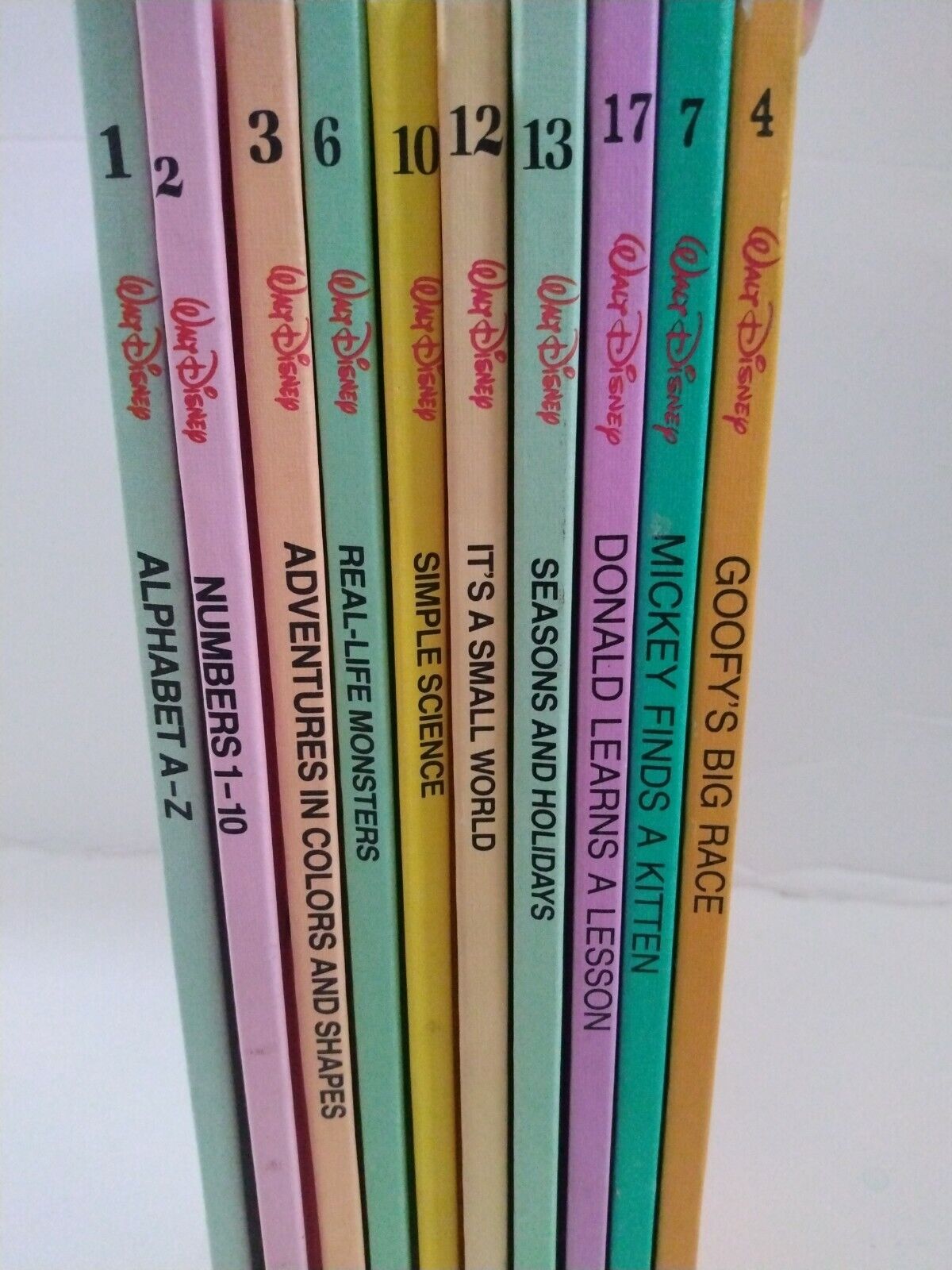 Disney VINTAGE  FUN to Learn And Read BUNDLE