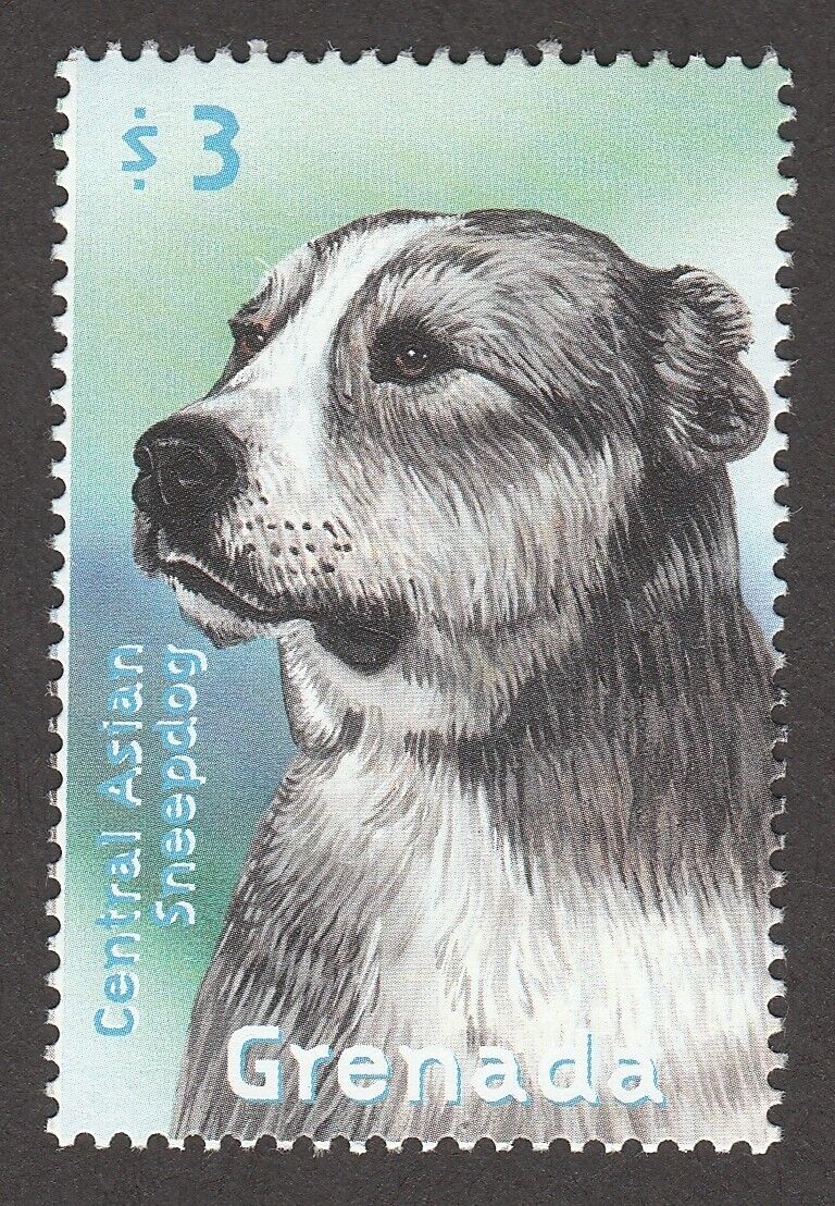 CENTRAL ASIAN SHEPHERD ** Int'l Dog Postage Stamp ** Great Gift Idea **