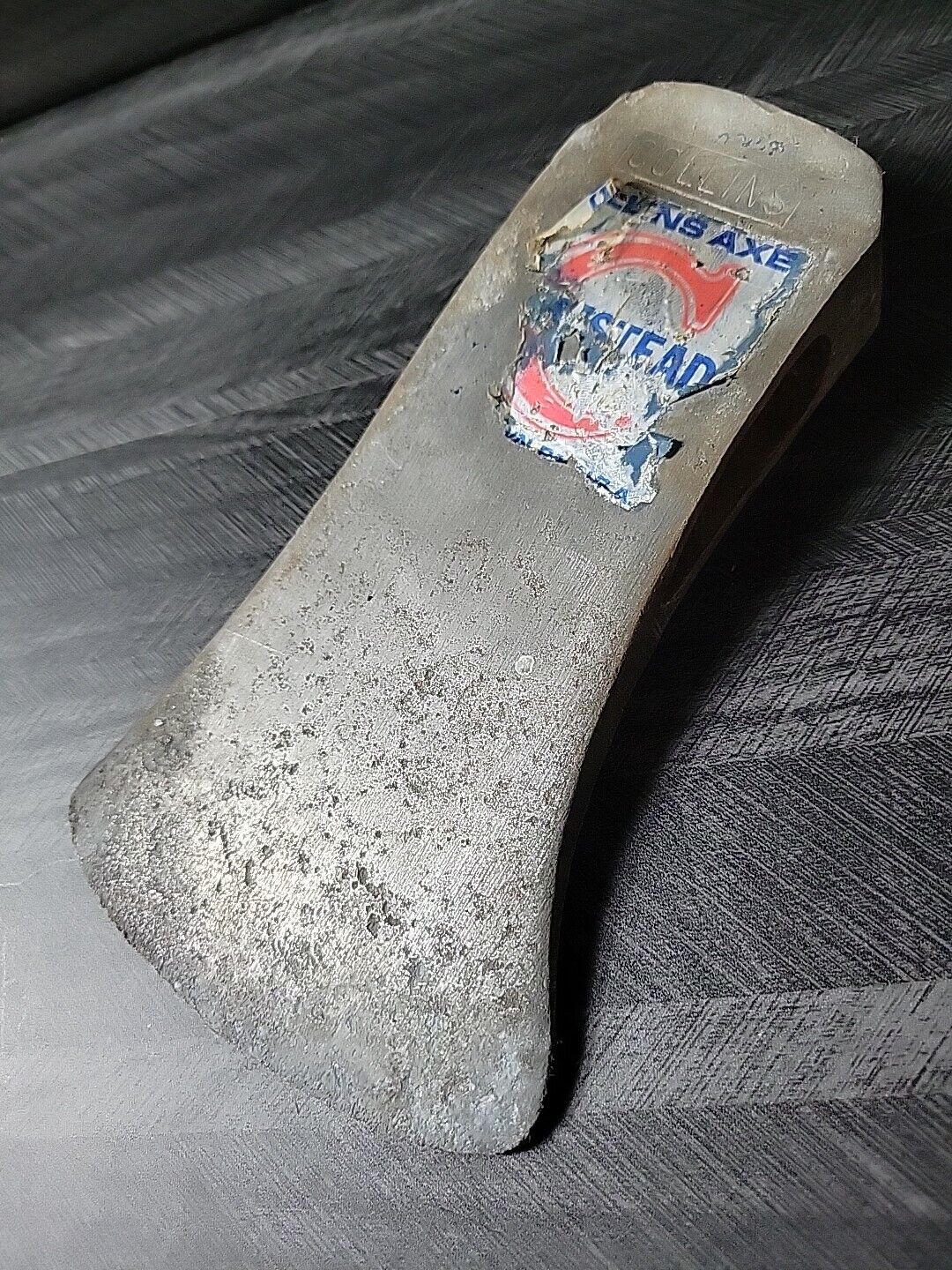 Vintage COLLINS Homestead Single Bit Axe Head, Weighs 3.5 pounds