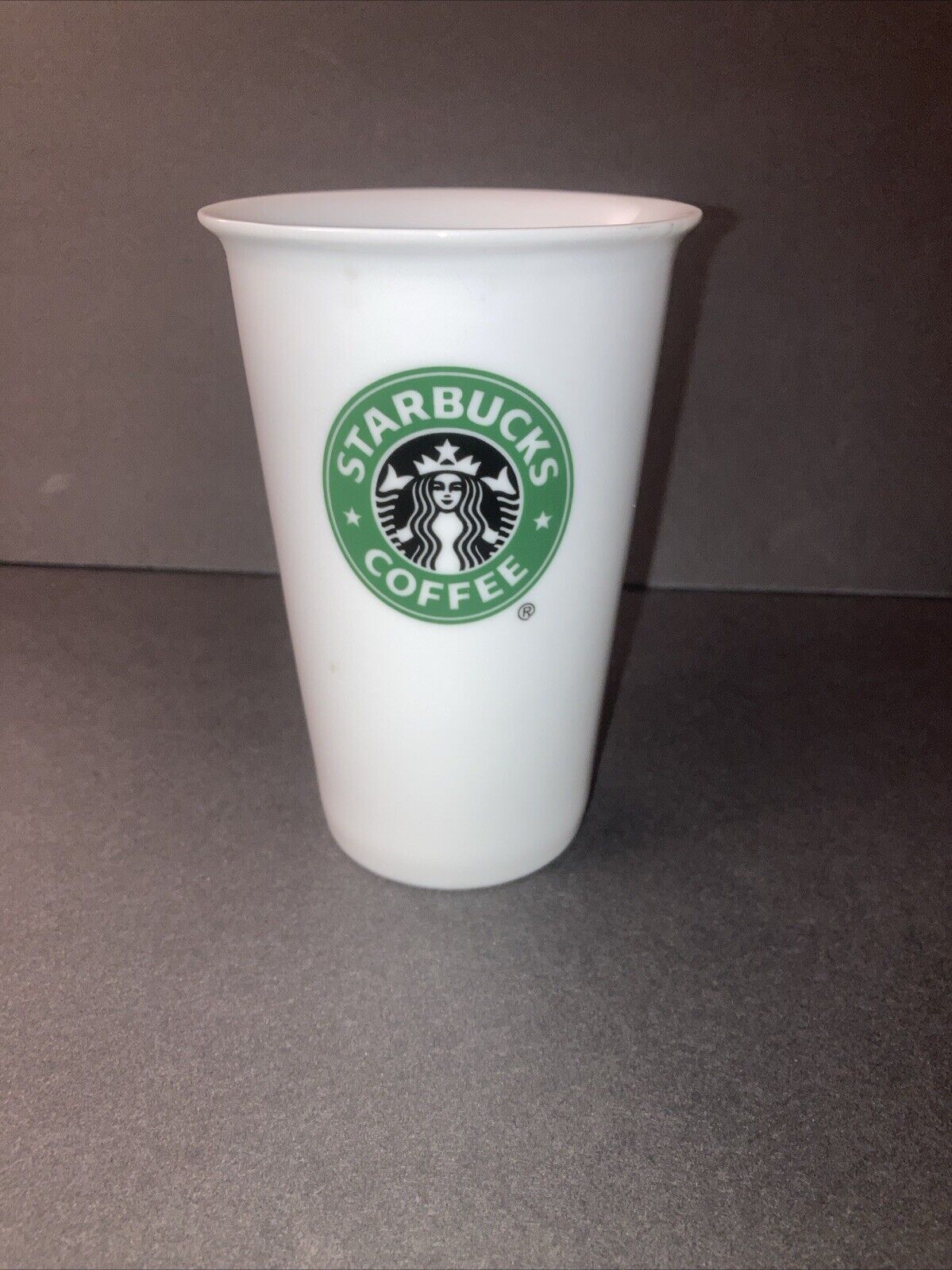White Ceramic Starbucks Cup
