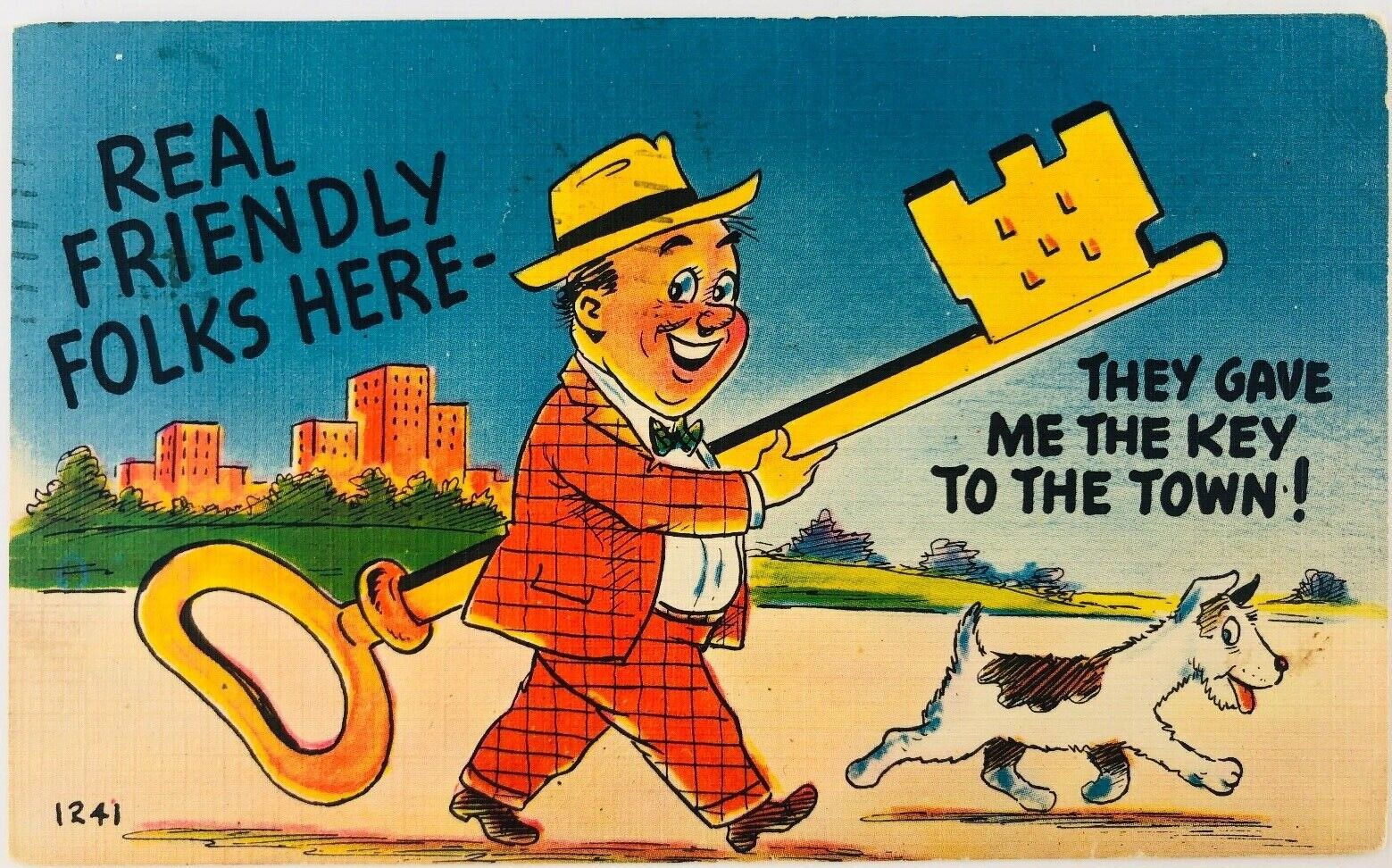 Vintage Comic Postcard \