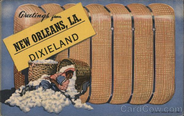 1959 New Orleans,LA Greetings from Dixieland Louisiana Post Card Specialties