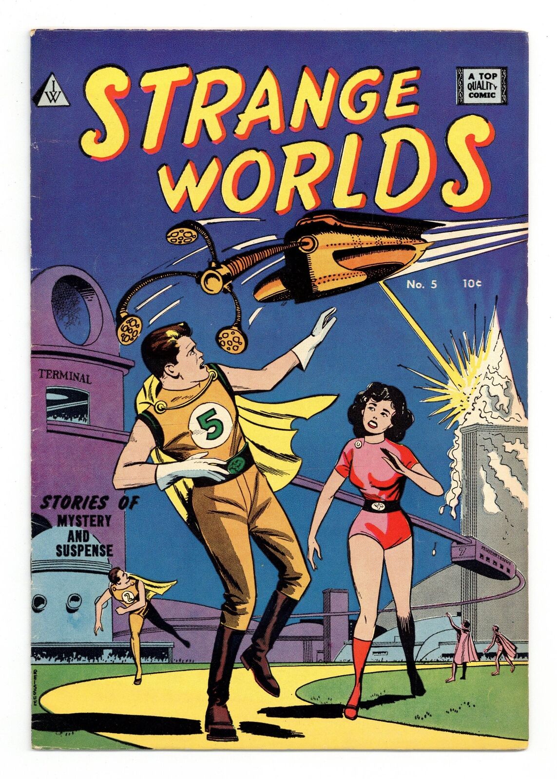 Strange Worlds #5 FN+ 6.5 1963 1963 I.W. Reprint