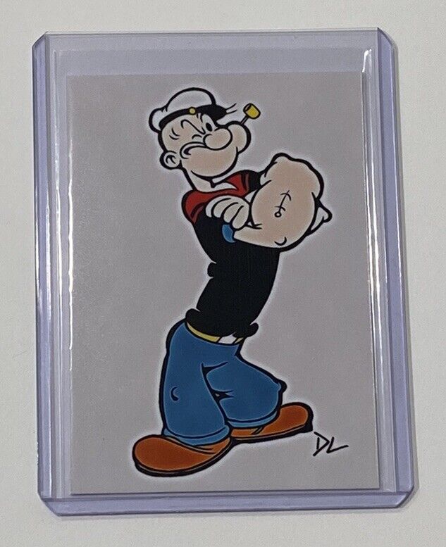 Popeye Limited Edition Artist Signed “Cartoon Classic” Trading Card 2/10