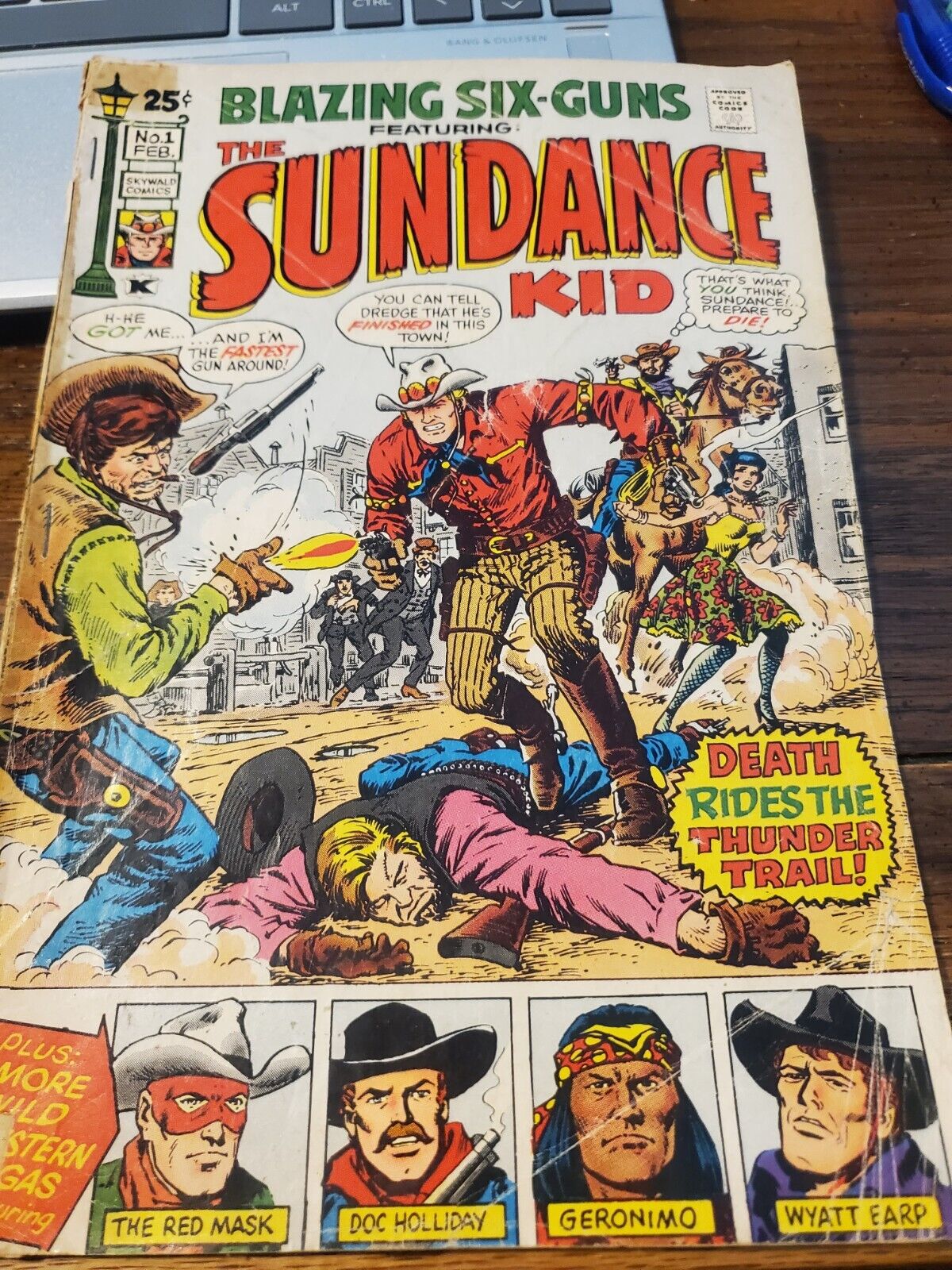 Blazing Six-Guns #1 The Sundance Kid Skywald Comics Acceptable FAST SHIPPING