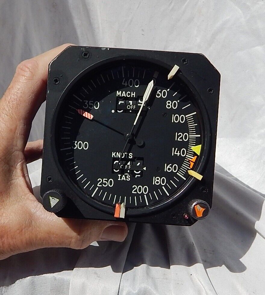 Grumman Gulfstream GIII Corporate Jet Pilots Airspeed Indicator Gauge Instrument