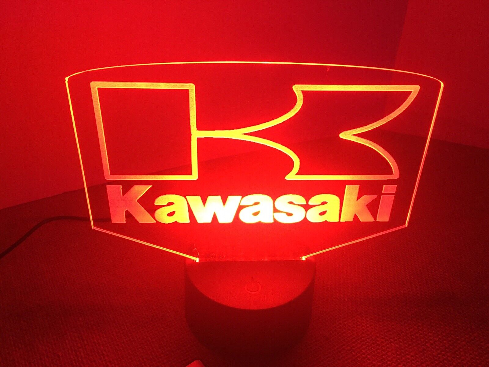 Kawasaki led neon Light Sign Motorcycle Rgb Remote Garage