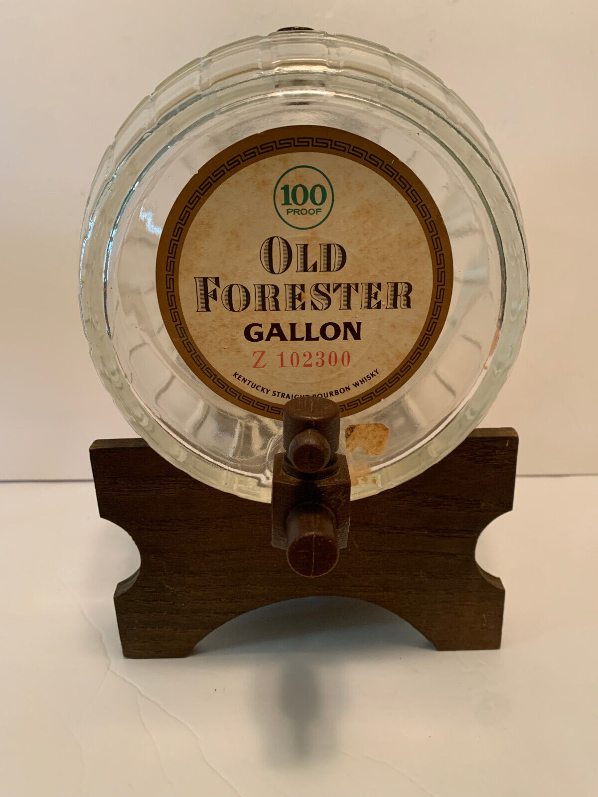 Vintage Old Forester Gallon Bourbon Decanter