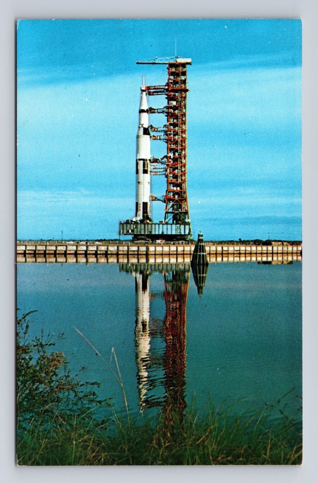 Kennedy Space Center FL- Florida, John F Kennedy Space Center, Vintage Postcard