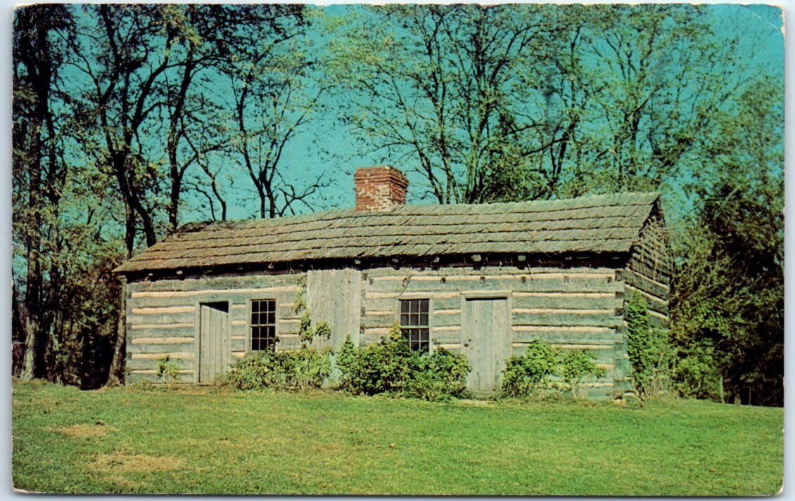 Postcard - Lincoln Cabin, Lincoln Log Cabin State Park, Illinois, USA