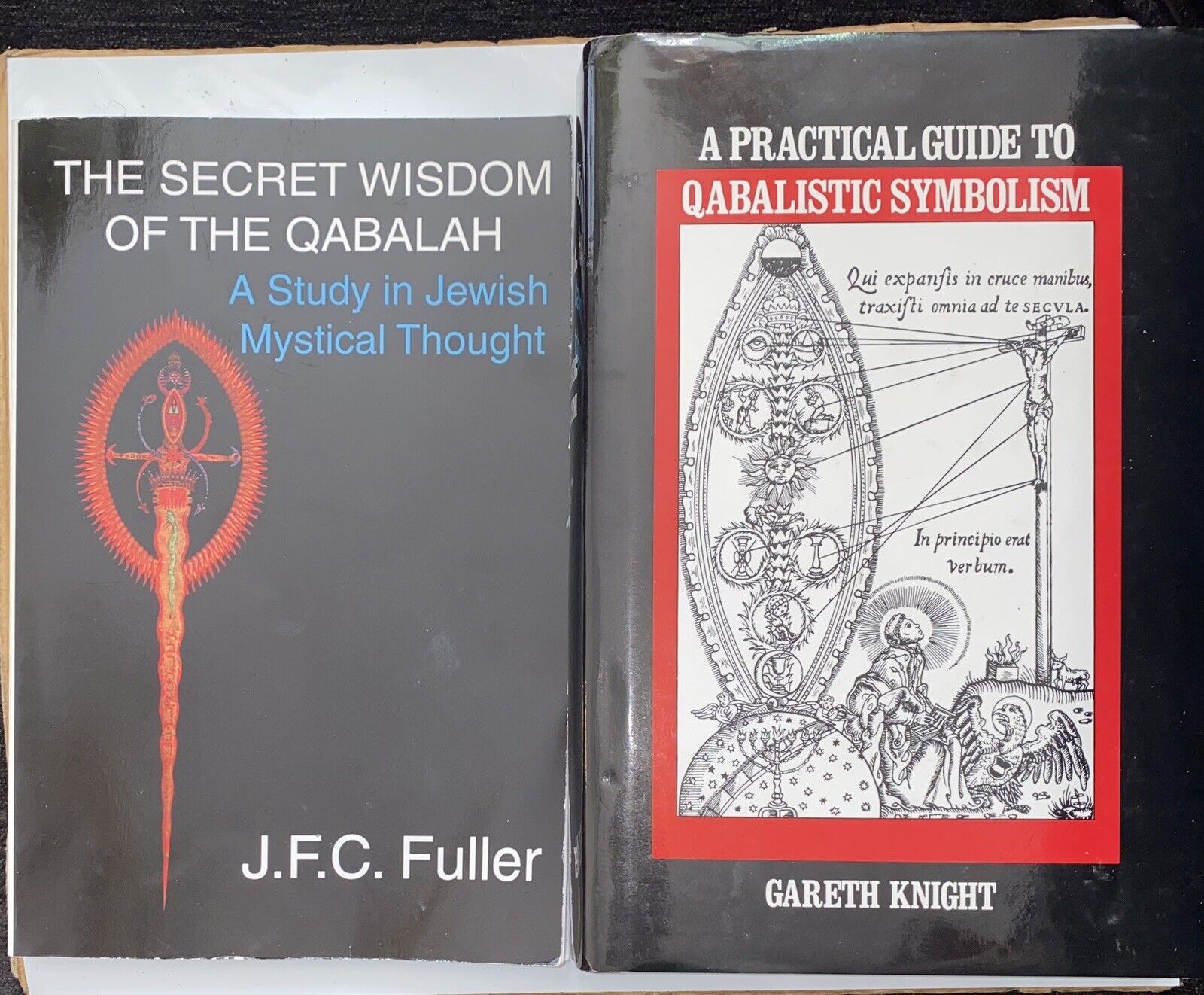 QABALAH 2 BOOKS LOT-Practical Guide (2-in-1)-Gareth Knight AND JFCFuller-Wisdom