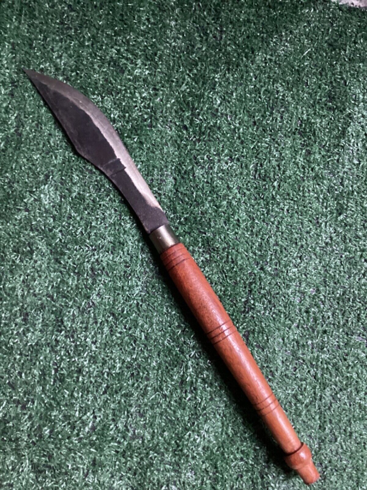 Bamboo Splitting Knives Hand Forged Steel Knife Thai Garden Collectible Machete