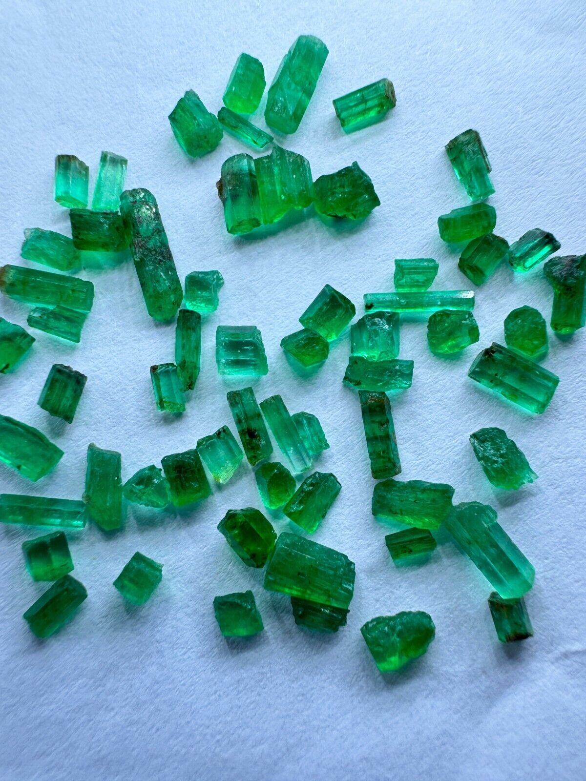 10 CT  Beautiful Top Quality Full Terminate Crystal Emeralds@ Panjshir. AFG.