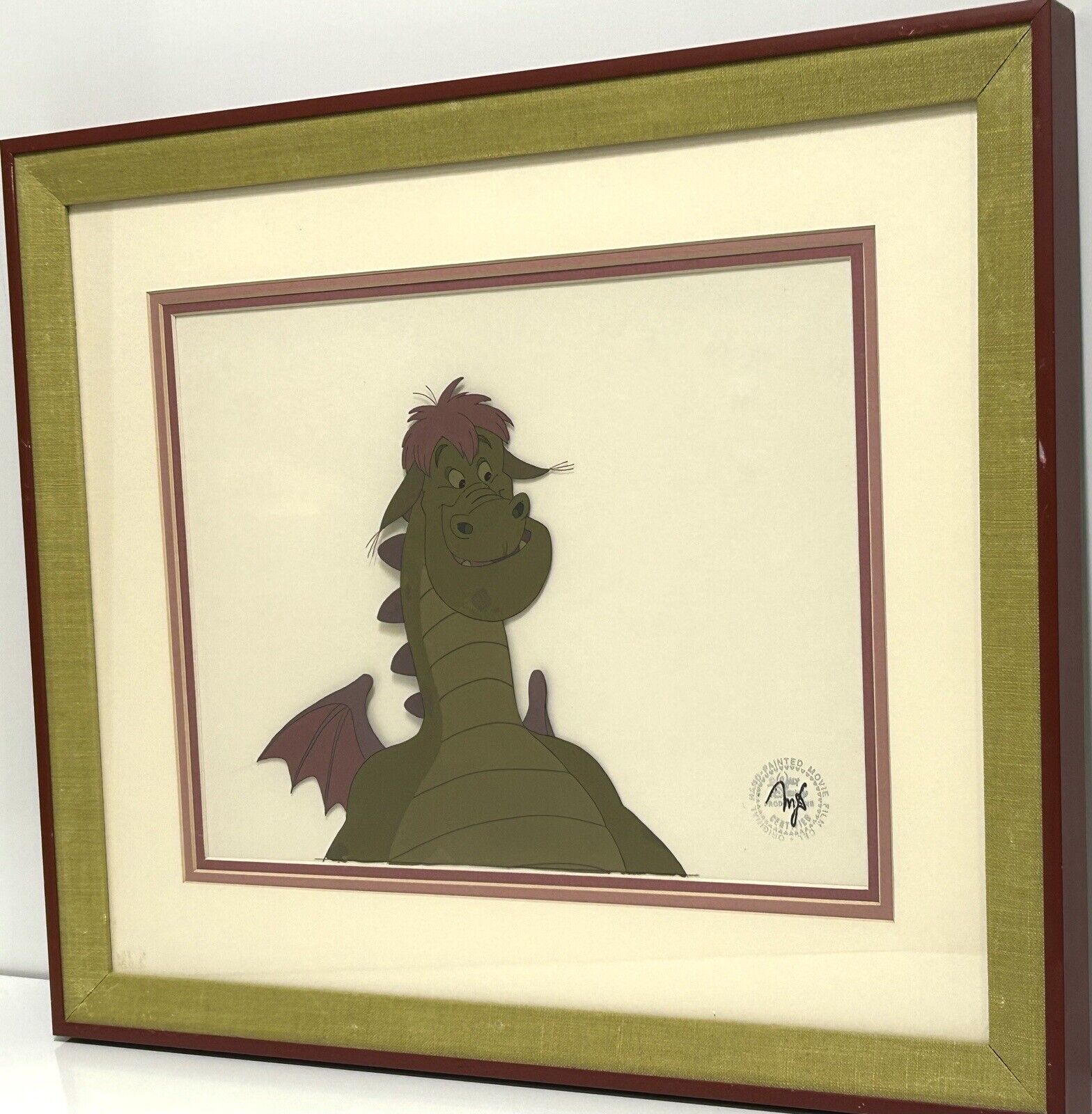 Pete\'s Dragon Original Walt Disney1977 Animation Production Art Cel - Elliot