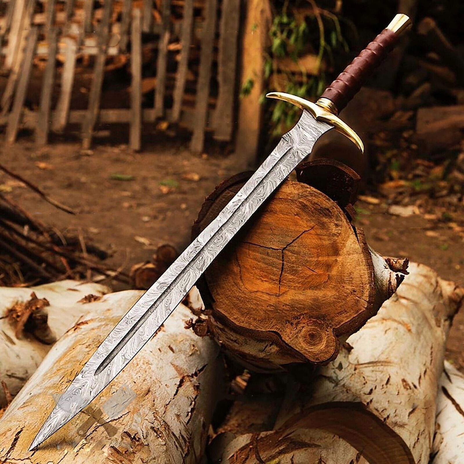 Custom Handmade Damascus Steel vikings Sword, Sharp blade sword, battle ready sw