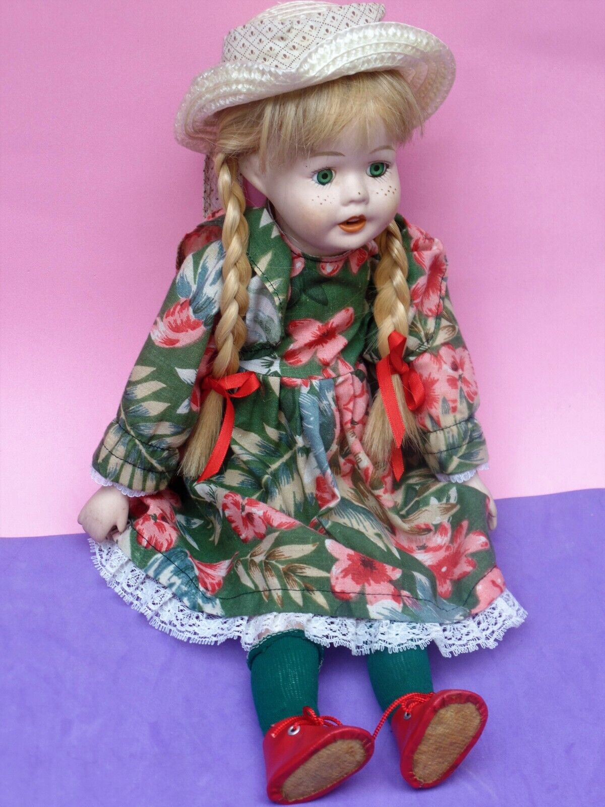 Handcrafted Doll. Made In Argentina. Vintage Exclusive Collectors. Special Gift