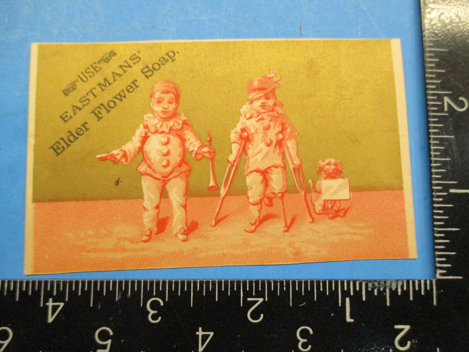 Antique Trade Card Eastman\'s Elder Flower Soap Marble St Philadelphia PA TC8