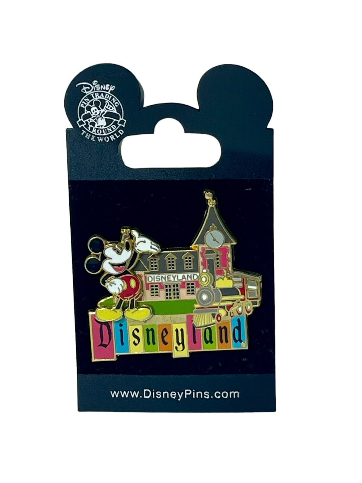 2006 Disney Pin DLR Disneyland Retro Collection Main Street U.S.A Station Mickey
