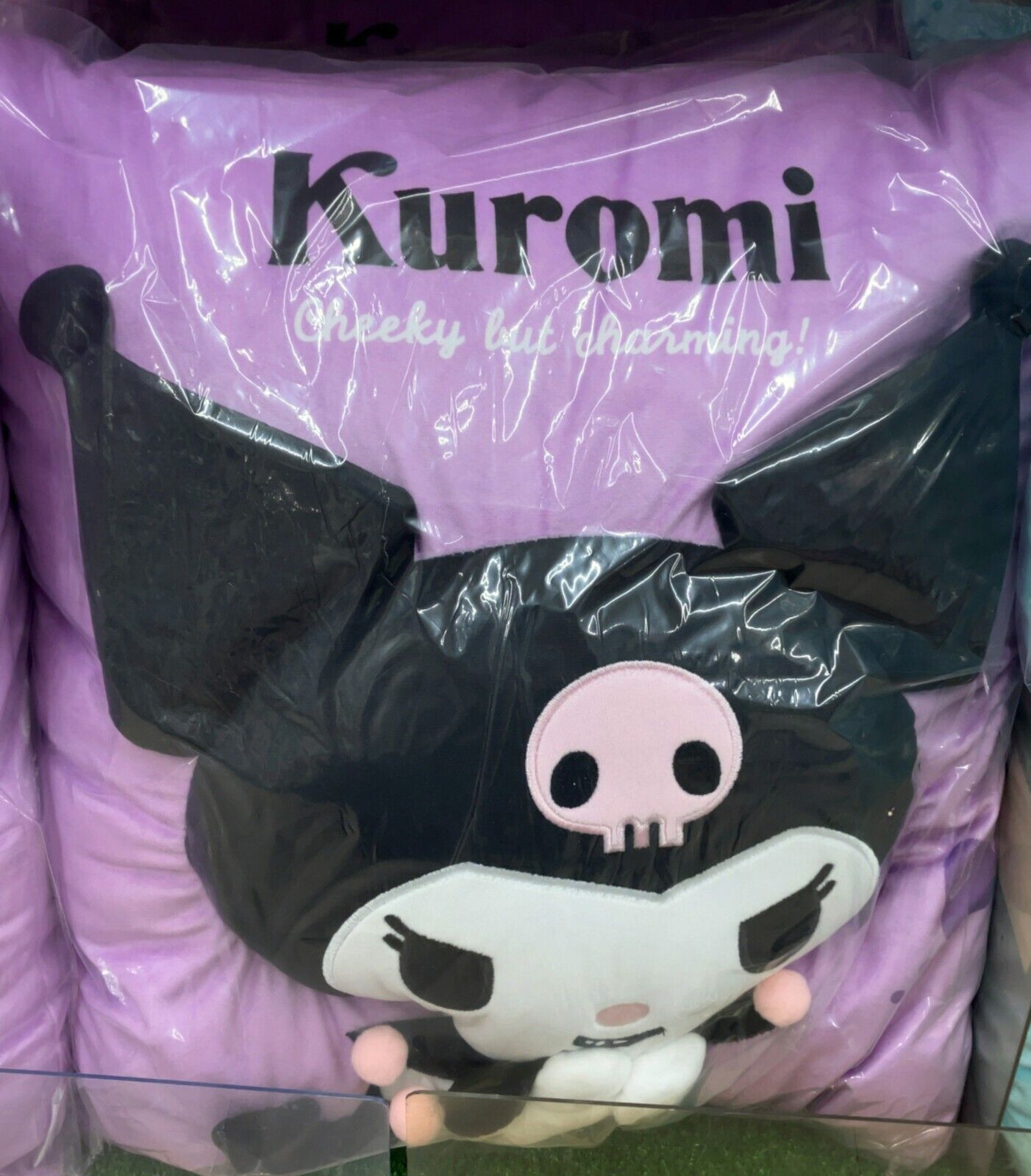Sanrio Character Kuromi Plump Cushion Plush Stuffed Toy New Japan