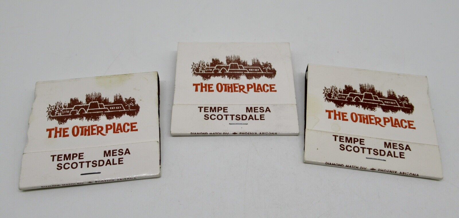 Dale Anderson\'s The Other Place Tempe - Mesa Arizona LOT of 3 FULL Matchbooks