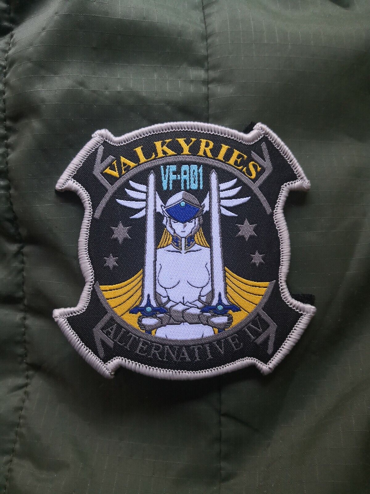 Muv Luv Valkyries Alternative Anime Airsoft Morale hook loop Combat Ace Patch