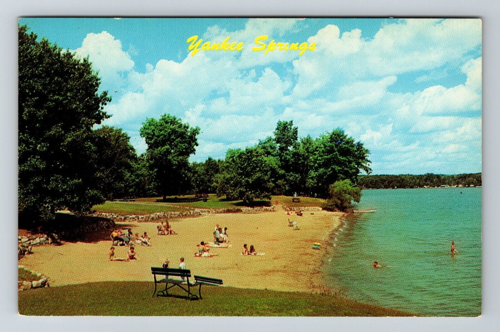 Hastings MI-Michigan, Yankee Springs Recreation Area, Vintage Postcard