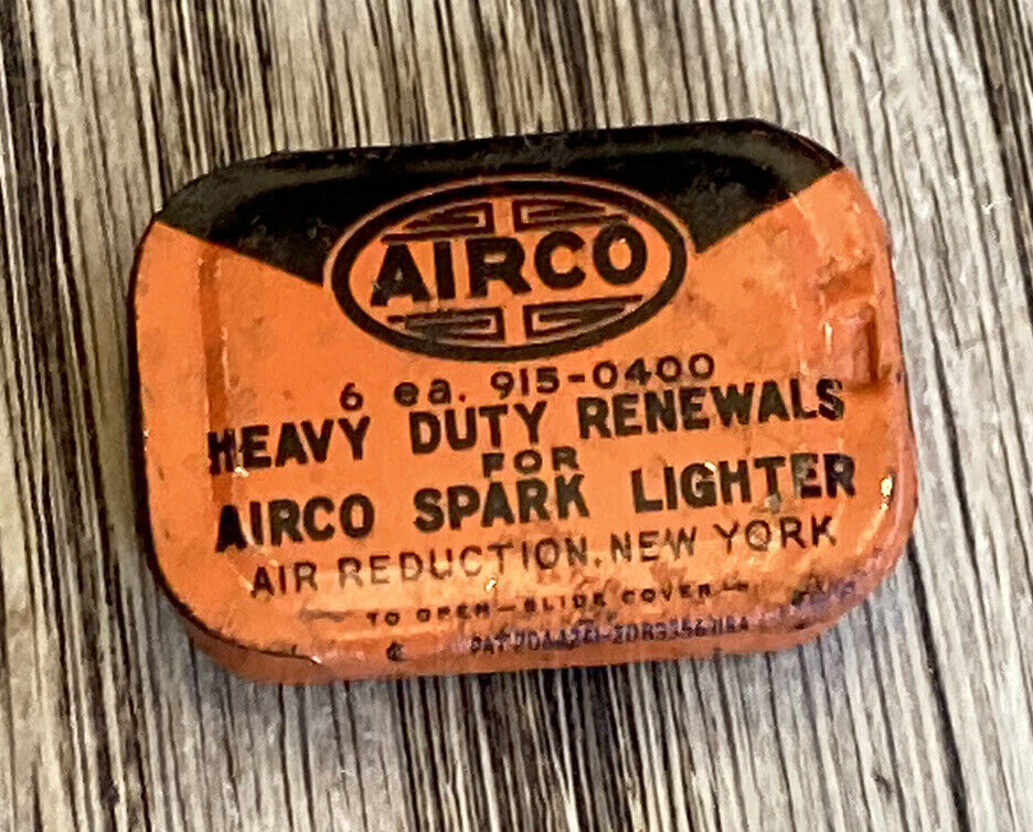 Vintage 1938 Airco Metal Tin