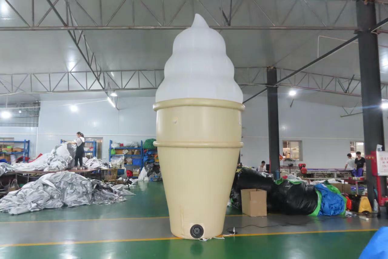 4m Inflatable Lighted Ice Cream Balloon Advertising with blower Fast ship